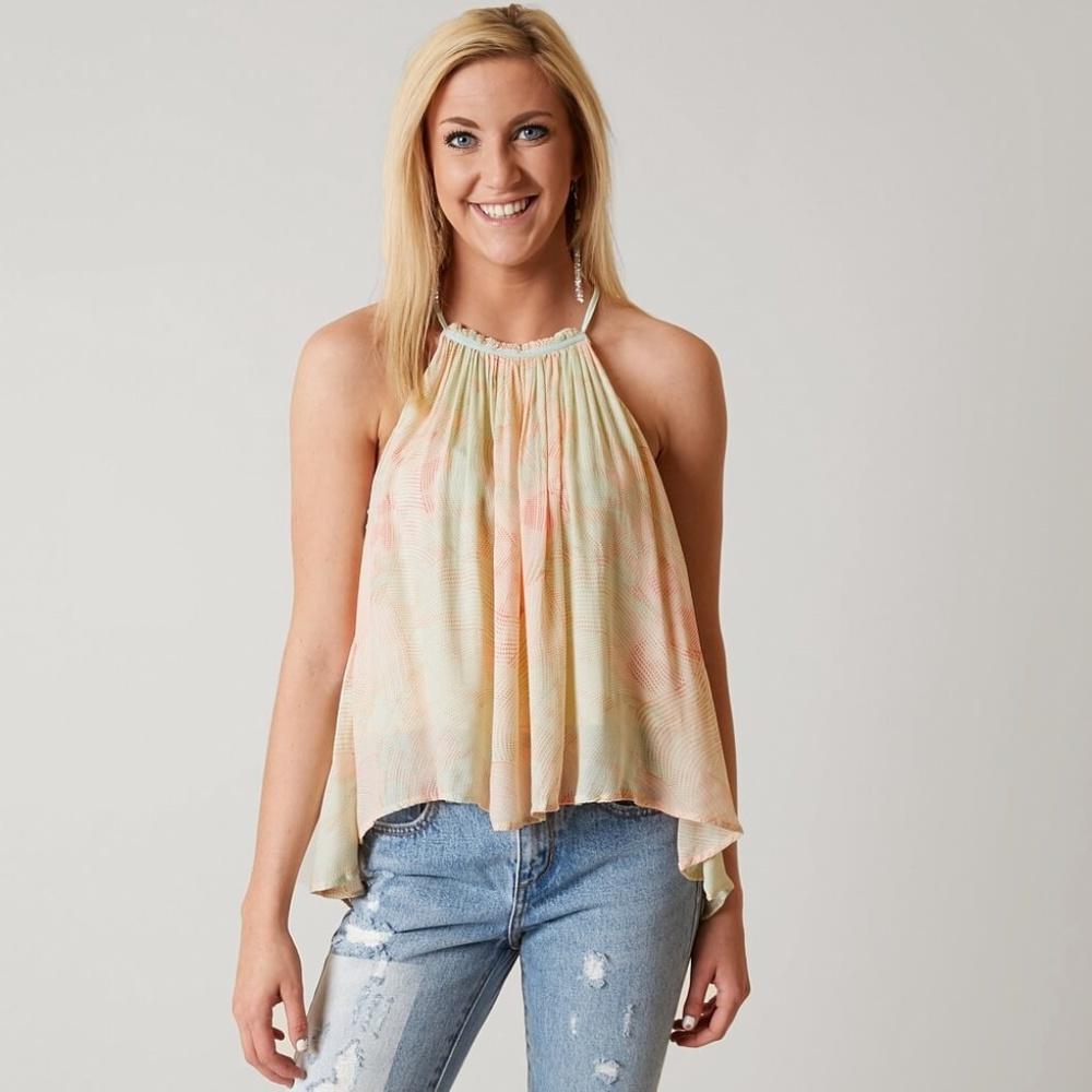 Free People Season In The Sun Lace-Up Top